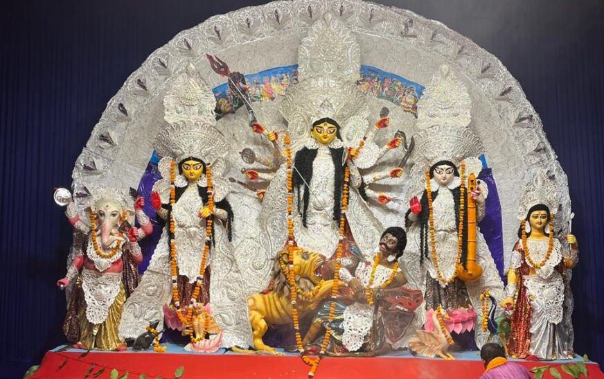 Sonnar Bangla Association organizes a Grand Sarbojonin Durga Utsav 2024 at Omaxe World Street