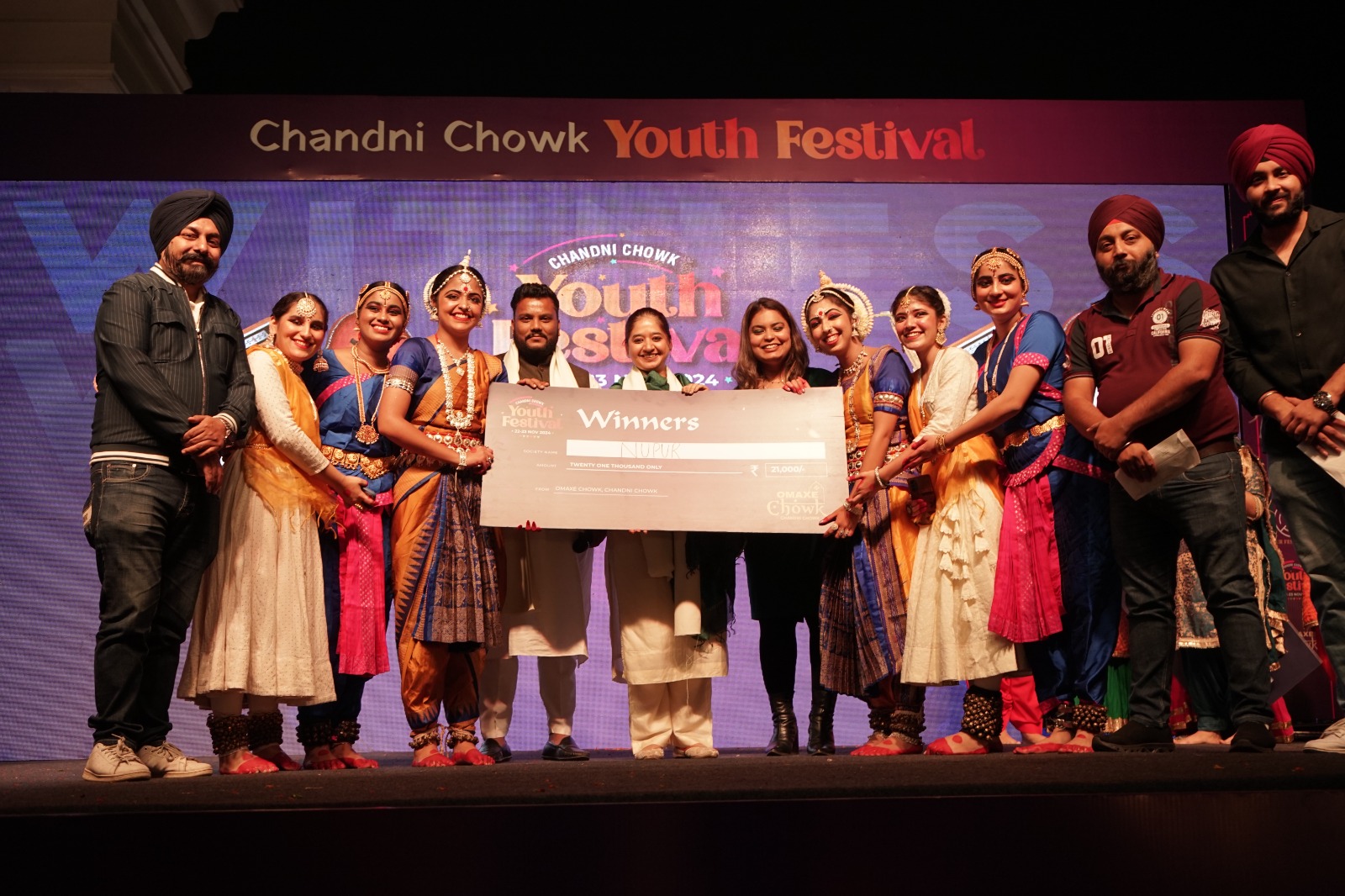 Omaxe Chowk Hosts First-Ever “Chandni Chowk Youth Festival”, Draws Participation from 35+ Campus Societies